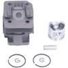 Kit piston et cylindre 38 mm pour Stihl FS160 FS220 FS280 - 6 pièces (AIMOONSA)