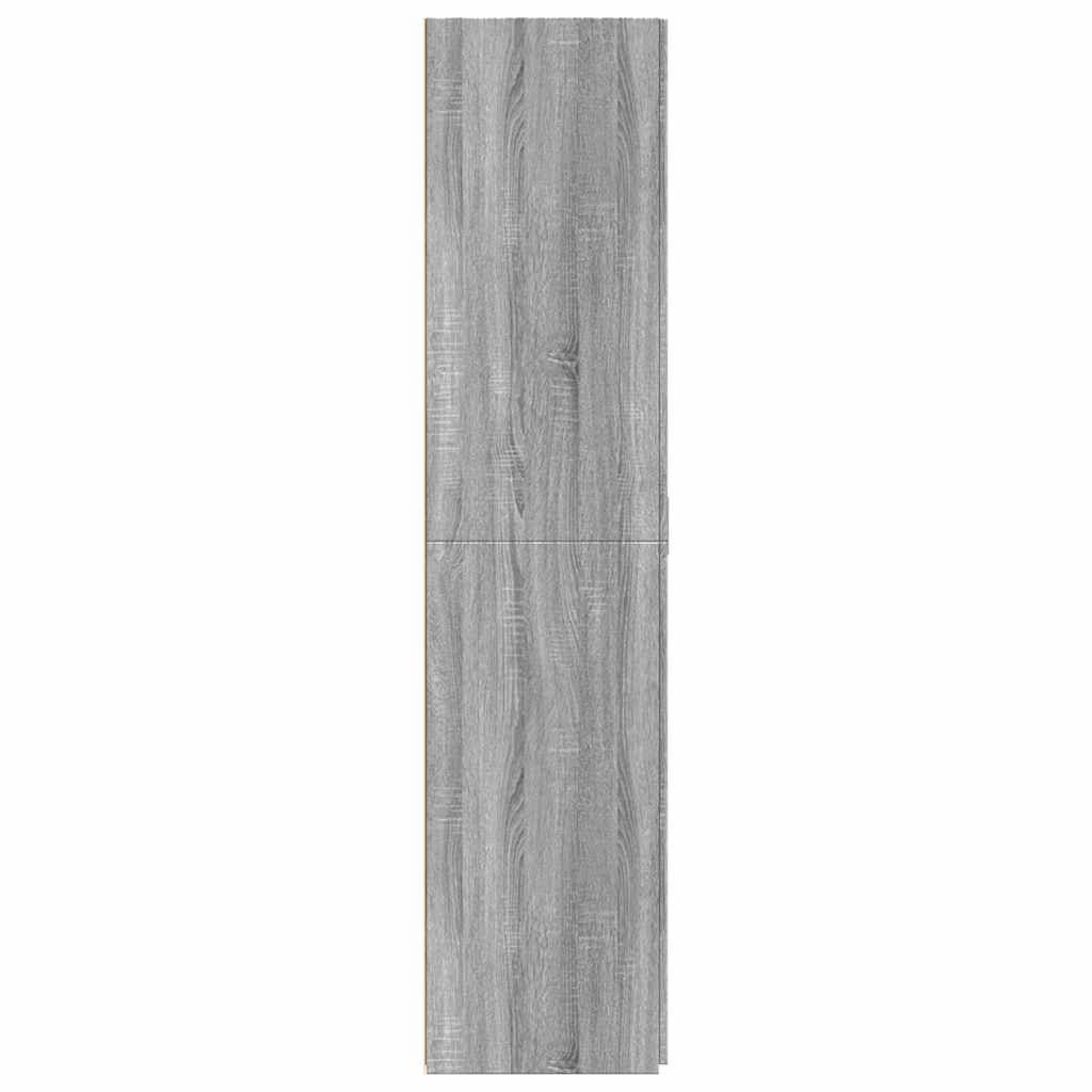 Highboard Gray Sonoma 70x42.5x185 Cm Particleboard