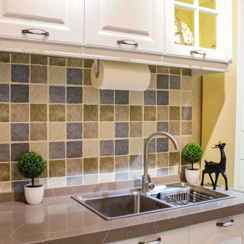 simpletome Kitchen Paper Holder, Paper Roll Holder, Stainless Steel 304, Nail-Free, Kitchen Paper Storage, Costco Thick Roll, Towel Holder, Towel Hang