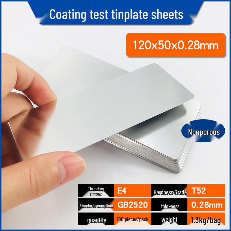 Tinplate Paint Test Panels