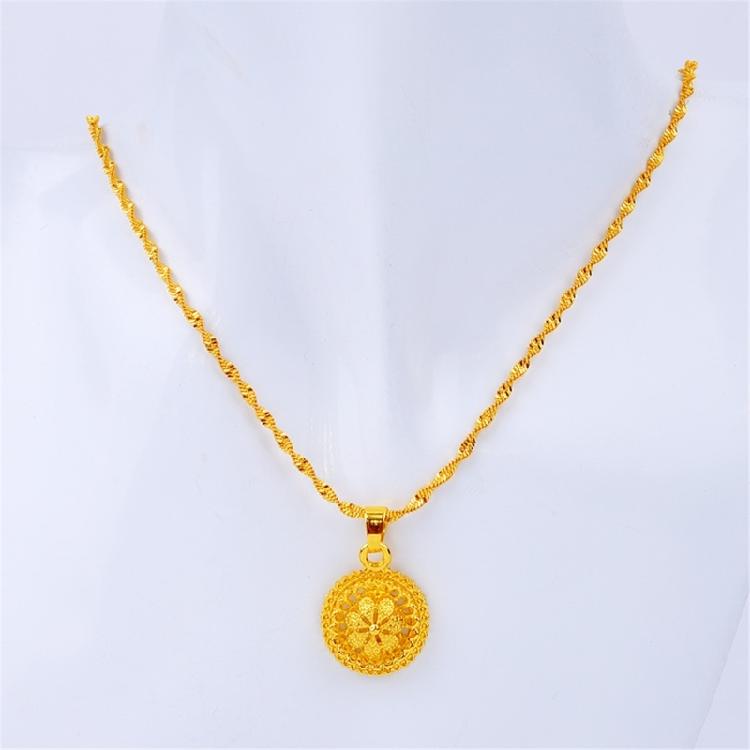 Beautiful Necklace Earrings and Rings Fashionable Gold Jewelry Set Necklace Earrings Rings for Women’s Celebrations