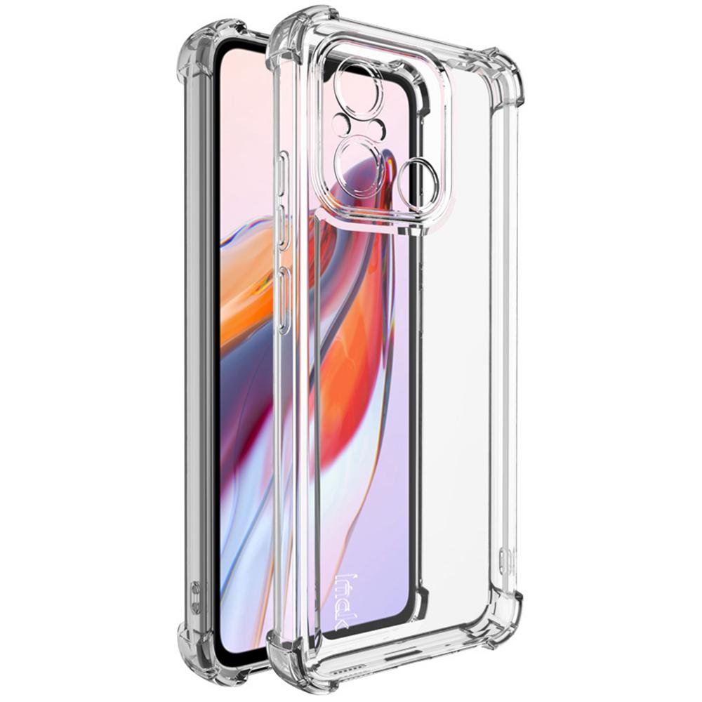 

IMAK UX-4 Series For Xiaomi Redmi 12C 4G/11A 4G Case Straight Frame Four Corner Shockproof Clear TPU Cover A