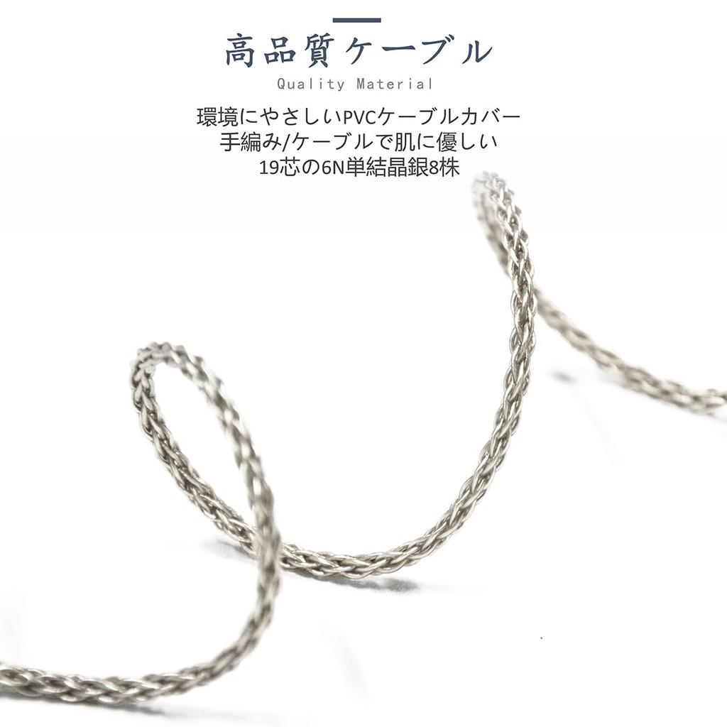 GUCraftsman Conversion Headphone Amplifier Cable 6N Single Crystal Silver Cable Compatible with FiiO BTR5 Q1 Q3 Q3s Qudelix 5K xDuoo Link2 E1DA 9038G3