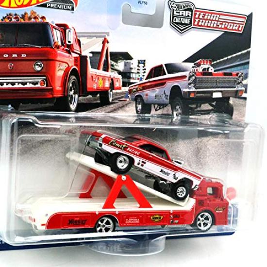 MATTEL HOT WHEELS 164 Scale Team Transport K Case “1955 Mercury Comet Cyclone & Ford C-800”
