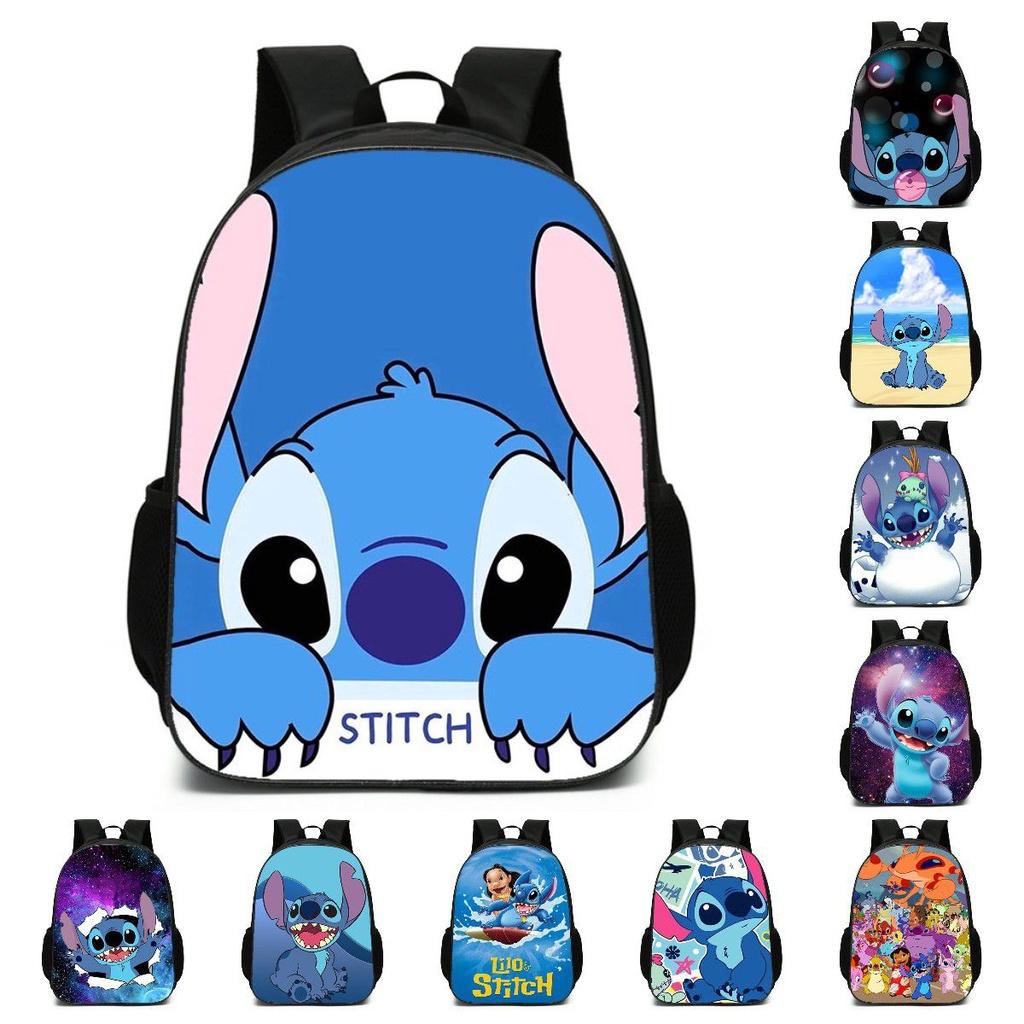Disney Lilo Stitch Backpack High-capacity Travel Bag For Kids Boys Girls Daily Use