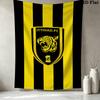 Alittihad Club Wall Tapestry Aesthetic Wall Hanging Printed Fabric Blanket Decorative Tapestries For Bedroom Living Room Home Decor