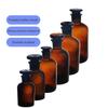 Barattolo per Reagenti da 30/60/125/250/500 ml Elevata Durata Resistente alla Corrosione Vetro Borosilicato Tipo con Apertura Piccola Bottiglia da Laboratorio per Conservazione Chimici