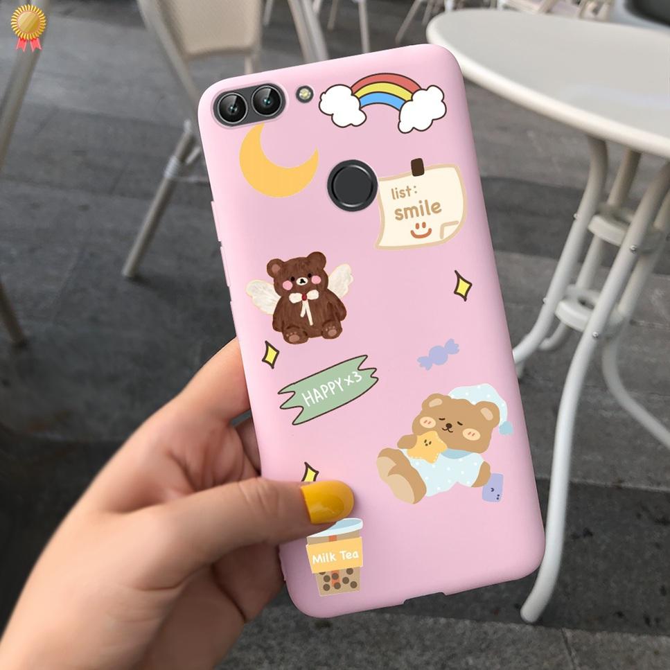 Für Huawei P Smart Hülle Niedliche Blume Schwarz Weiches TPU Silikon Bumper Hülle Für Huawei PSmart P Smart 2017 FIG-LX1 Handyhülle Funda