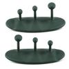 Three-Finger Anti-Slip Silicone Grip Pad for Barbell and Fitness Equipment