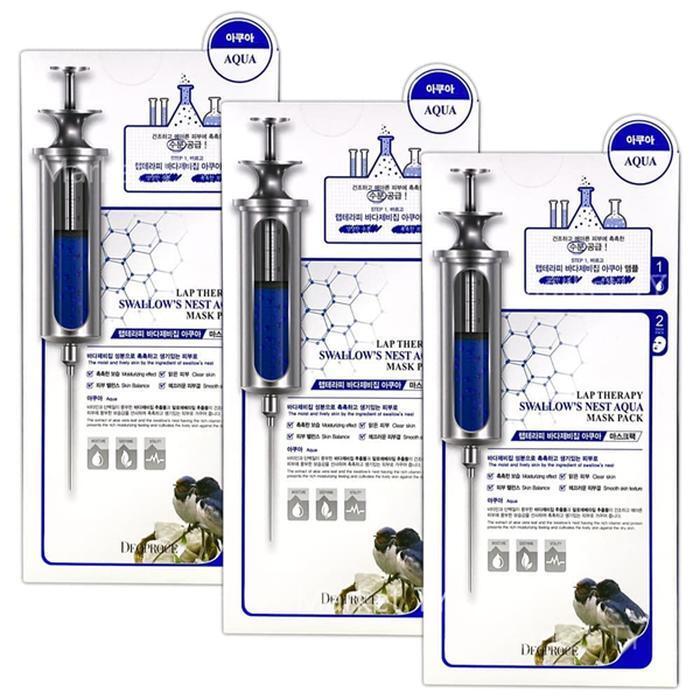 Deoproce Lab Therapy Mask Pack 5 Sheets x 3 Packs Sea Swallow s Nest (27318880)