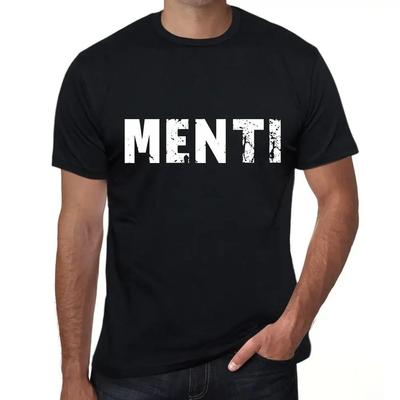 ULTRABASIC Men's T-Shirt Lie Lie T-Shirt Graphic Eco-Responsible