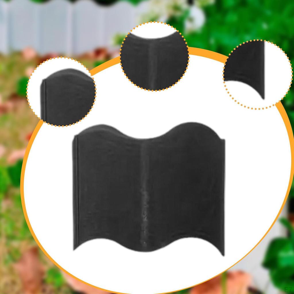 20 Stück DIY Landschaftsbau Gartenbegrenzung Einfahrt Rasen Pflanzenschutz Zaun Blumenbeet