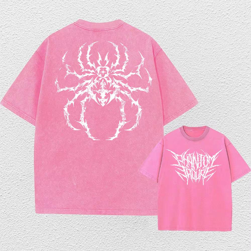 Anime Hunter X Hunter Wash Trička Pánská Vintage Prané Tričko Harajuku Oversize Bavlněné Tričko Bavlna Móda Streetwear Top