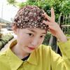 Soft Ethnic Beaded Hat Beaded Decoration Head Wrap Cap Portable Ethnic Headscarf Hat  Cultural Wear