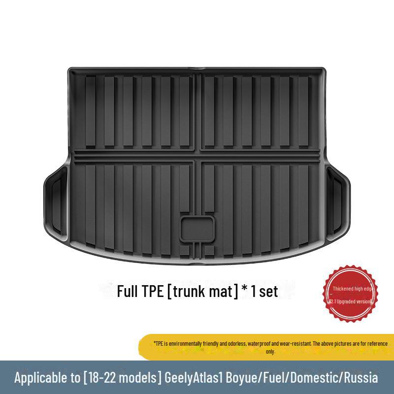 

18-22 Geely Atlas I Boyue TPE коврики для ног, багажника и спинки - экологически чистые