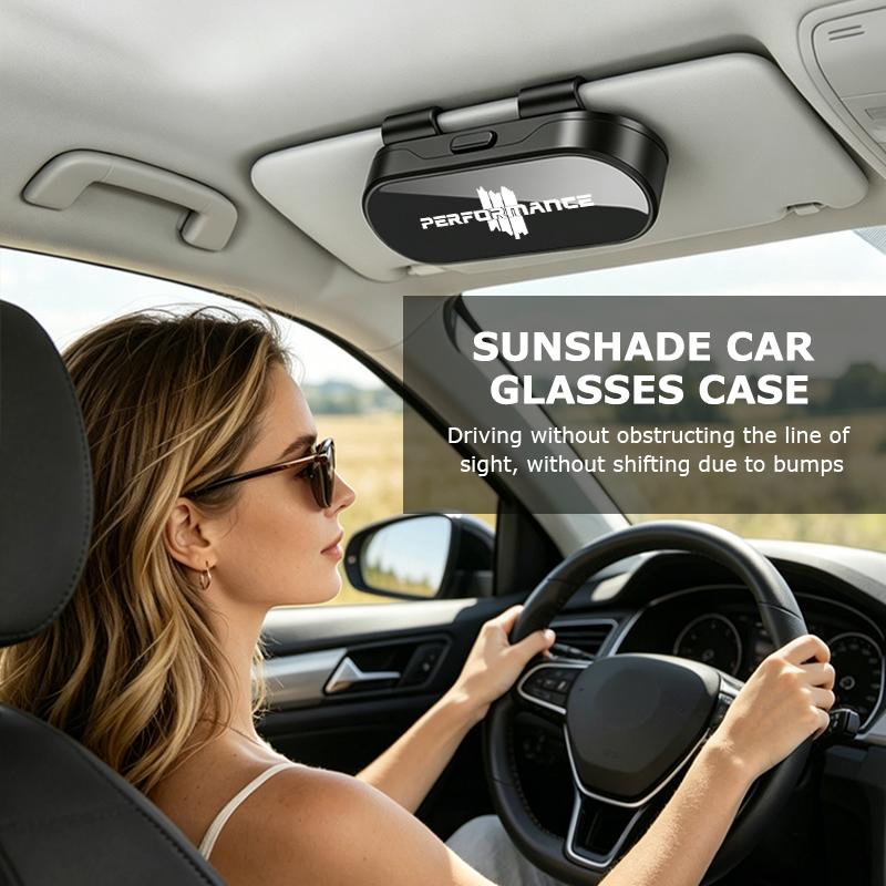 AAAQP1 Car Sun Visor Glasses Holder Scratch Resistant Glasses Storage Case For BMW Performance 1 3 5 7 Series M E93 F20 iX1 iX2 iX3 iX5