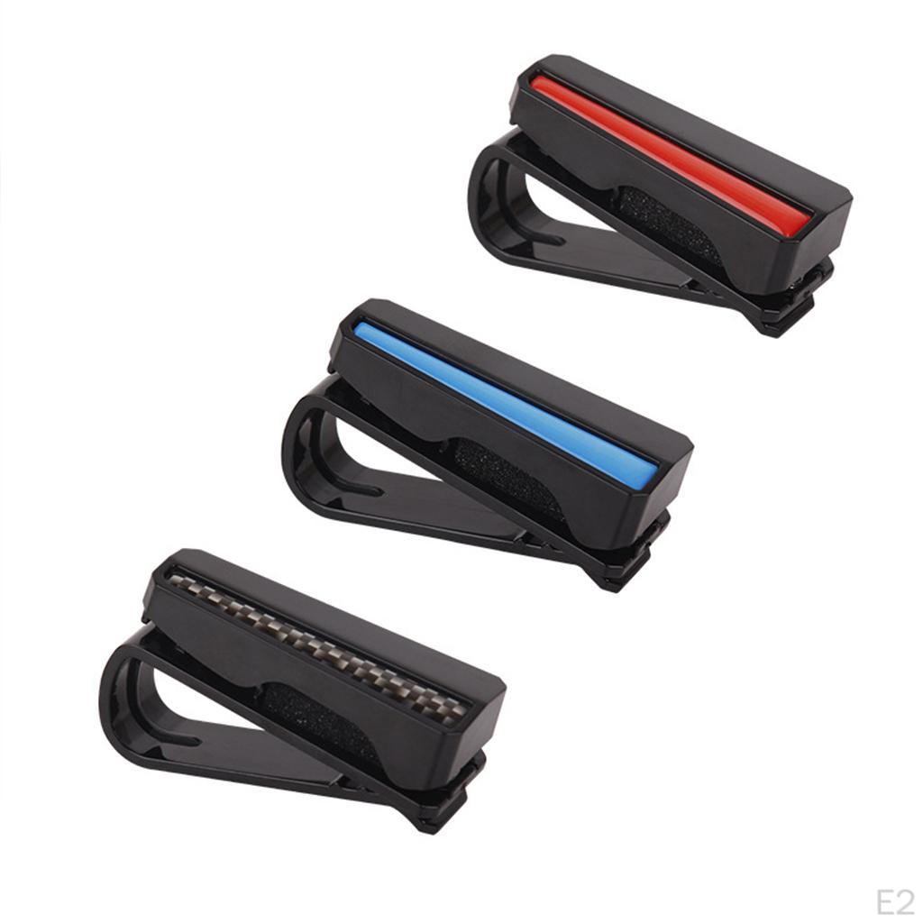Auto Glasses Holder Clip Pen with Ticket for Visor Accessory Durable