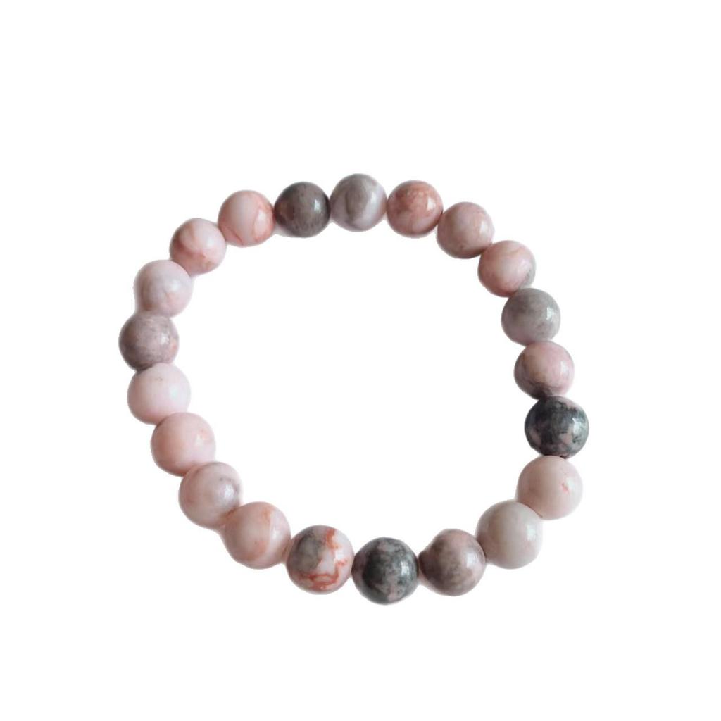 Pink Zebra Crystal Bracelet: Handmade Gift for Birthdays, Mother's Day, Valentine's, Christmas