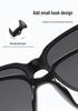Occhiali da Sole Magnetici Polarizzati Clip-On per Miopia - Protezione UV, Montatura Quadrata, Visione Notturna, Unisex