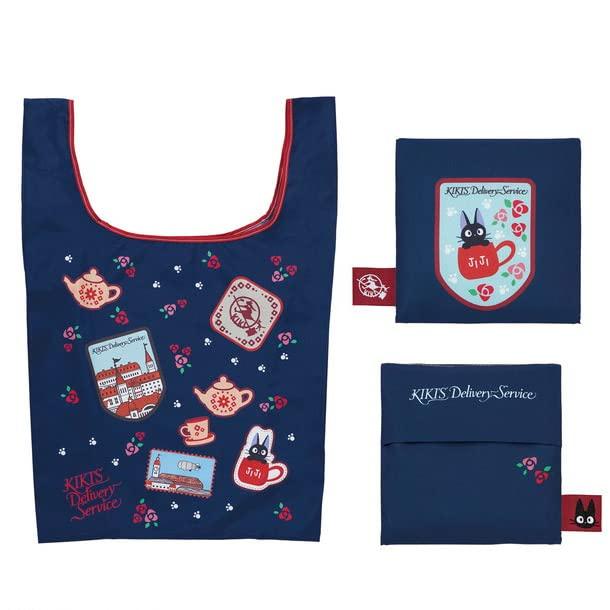 

Marushin Eco Studio Ghibli Delivery Jiji Made with Recycled 1165044200 Bag, Kiki s Service Souvenir, Polyester,