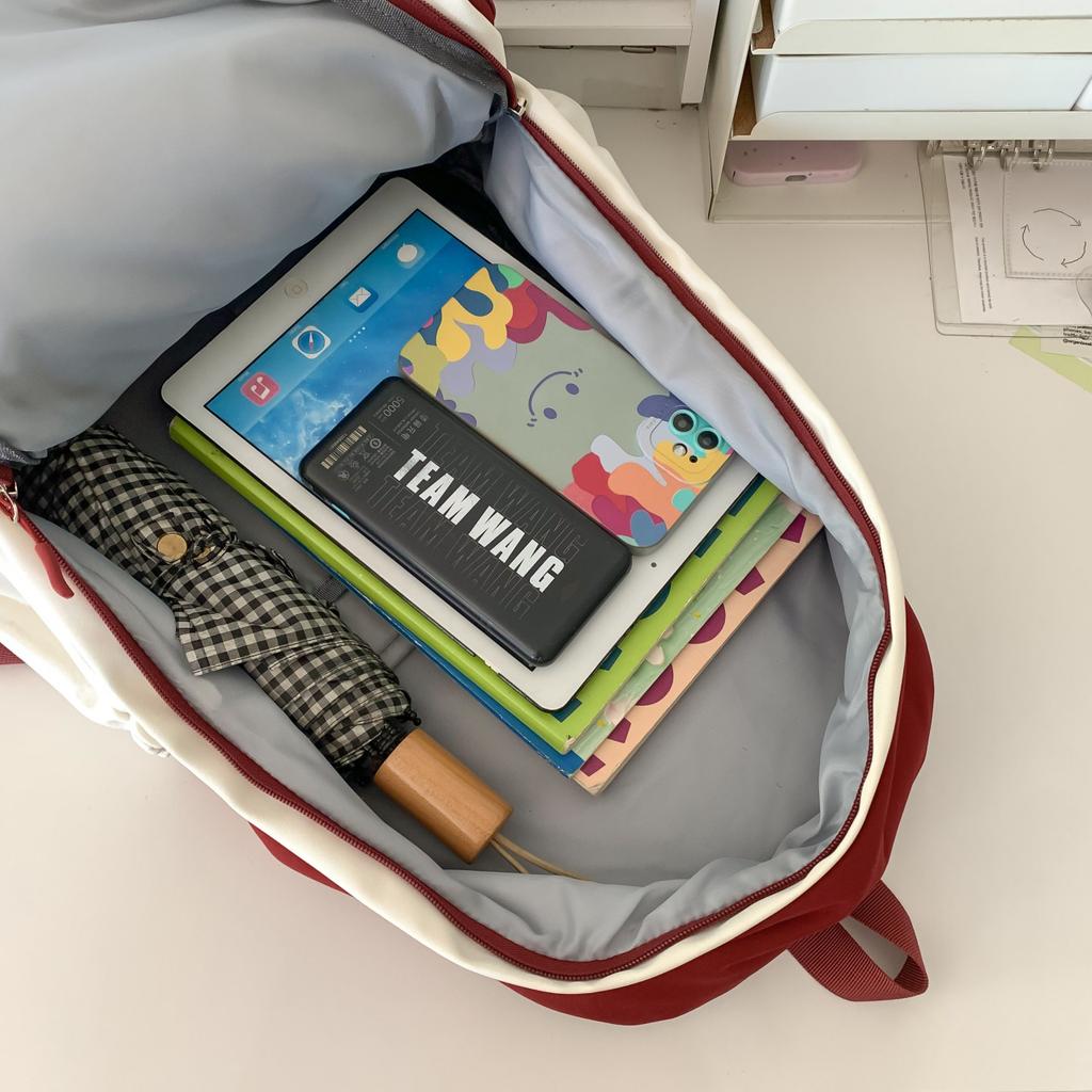 Schoolbag New Backpack High Quality Wholesale Backpack for Middle and High School Students College Student Casual Backpack Female ins College Style