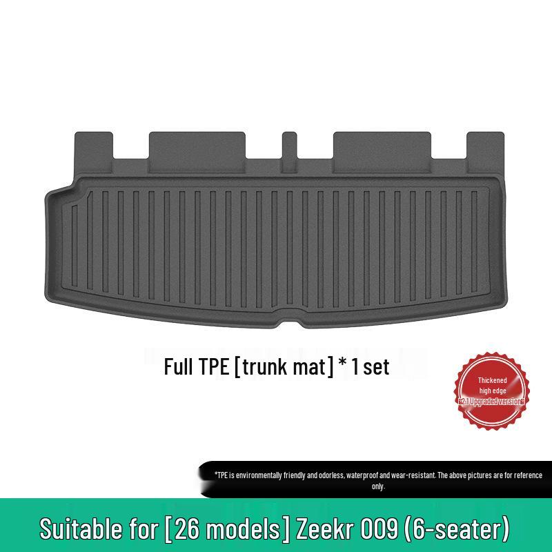 Compatible Floor Mats for 2022-2024 Zeekr 009 & 2025 Volvo EM90 - All TPE Trunk and Floor Mats