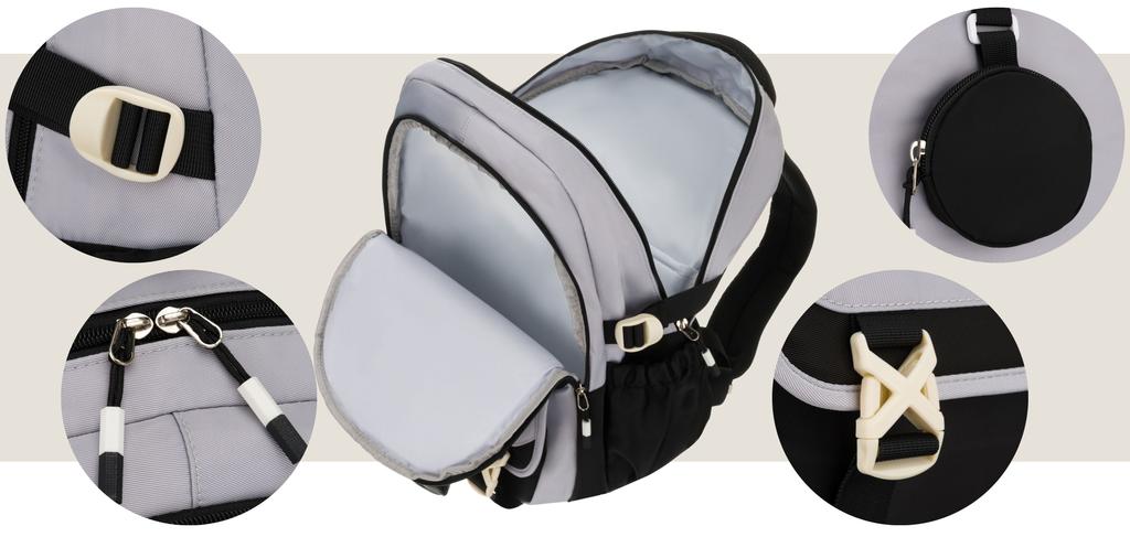 PTN 8610-1334 Gray Backpack