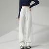 Petite Women's High-End Drape Wide-Leg Spring Sports Pants - Versatile, Casual, Narrow Straight Fit