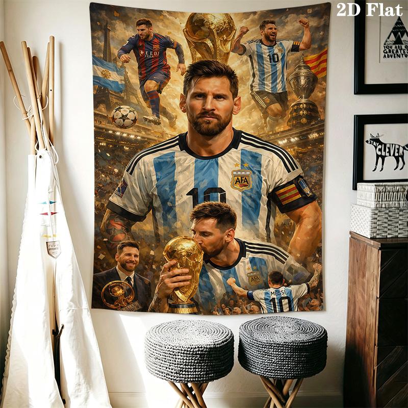 Messi'S Unicef Collaboration Threepiece Set 1 Duvet Cover 2 Pillowcase Without Core Christmas Birthday Gift Duvet Cover And Pillowcase
