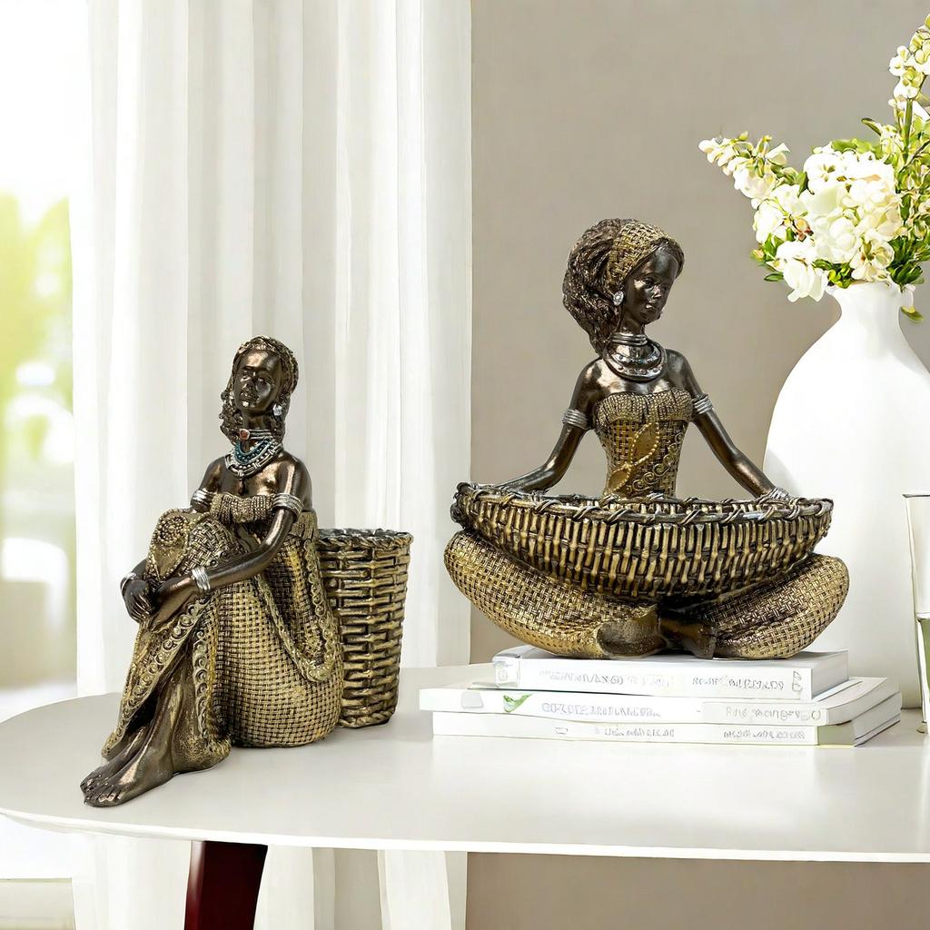 Latest Storage Ornaments for Living Room and Study Ornaments for Office Use Desk Ornaments for Resin Craft Supplies for Gift