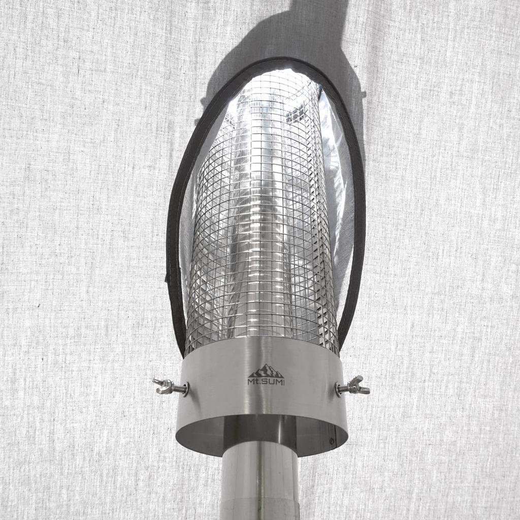 Mt.SUMI Wood Stove Chimney Guard ver.2 / Stove Guard Camping Tent Guard Heat-Resistant Protector Mesh