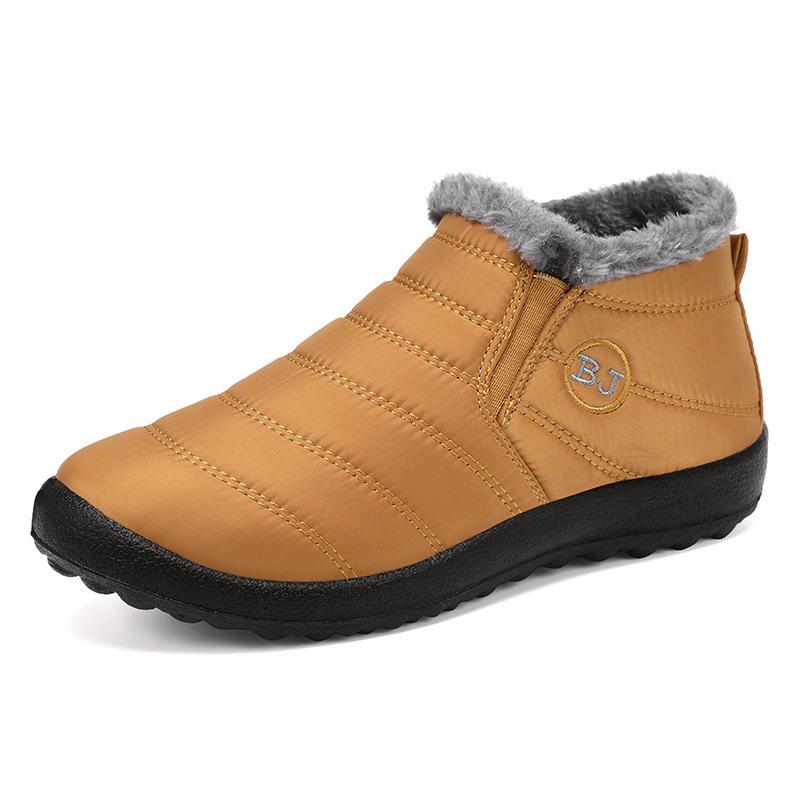 Warme Winter-Schneestiefel: Verdickte Samt-Freizeit-Baumwoll-Gehschuhe für Paare
