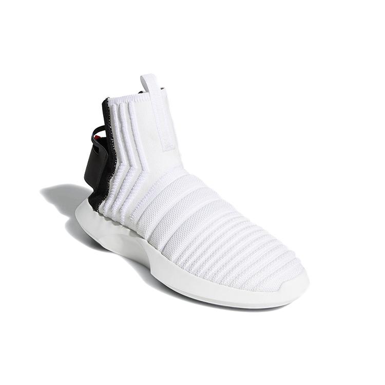 New Adidas Crazy 1 Adv Sock White Black Red CQ0985