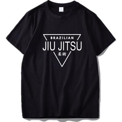 Brasilianisches Jiu Jitsu T-Shirt Kampfsport Wu Shu Tee Professionelle Fähigkeit Design Top Lässig Baumwolle