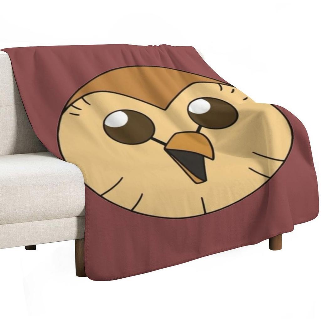 Hooty Owl House Throw Blanket Thin Soft Blanket for Summer Night Sleeping