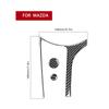 3 Pcs Carbon Fiber Interior Multimedia Box Frame Button Cover For Mazda MX5 ND