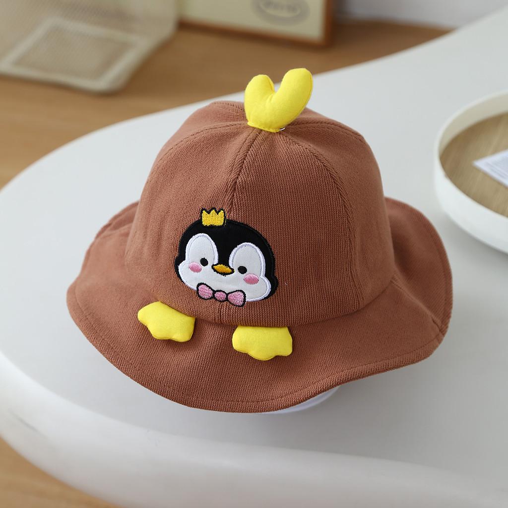 Bestickter Pinguin Kinder Fischerhut Mit Sonnenschutz Für Kleinkinder