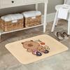 Capybara Non-slip Doormat Floor Mat Cushion Carpet Rug for Kitchen Entrance Home Living room Footpad Mats