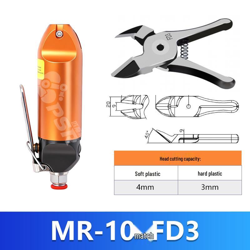 Industrial MR-10 Pneumatic Hand-Press Scissors: High-Pressure Air Shear for Cutting Plastic & Metal Sheets