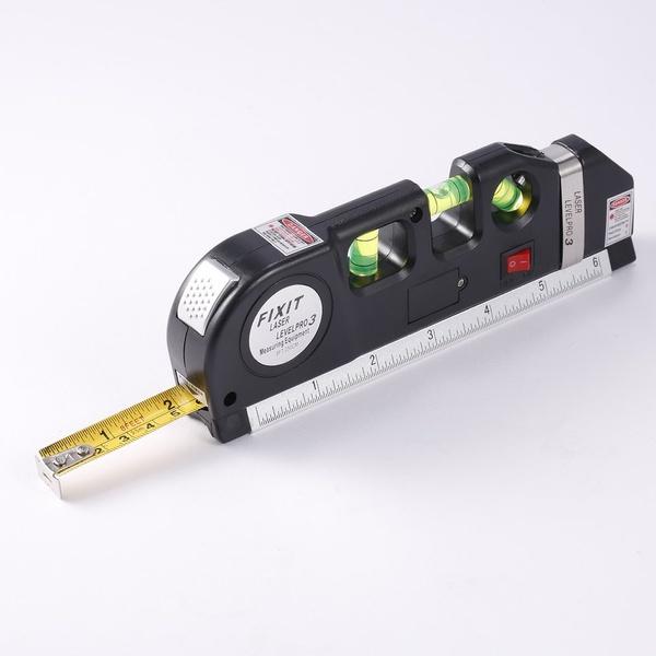 Poziomica laserowa na podczerwień z linią krzyżową i miarką dla dokładnych wyników