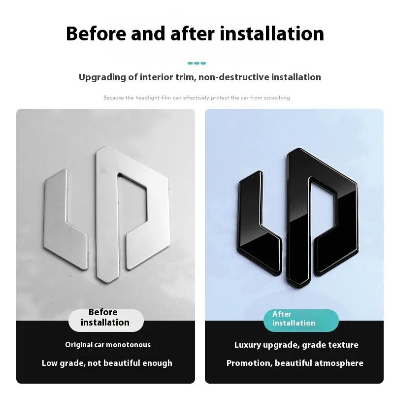 For Leapmotor C10 Car Blackening Modification Logo Letters Front Rear Badges Modification Sticker