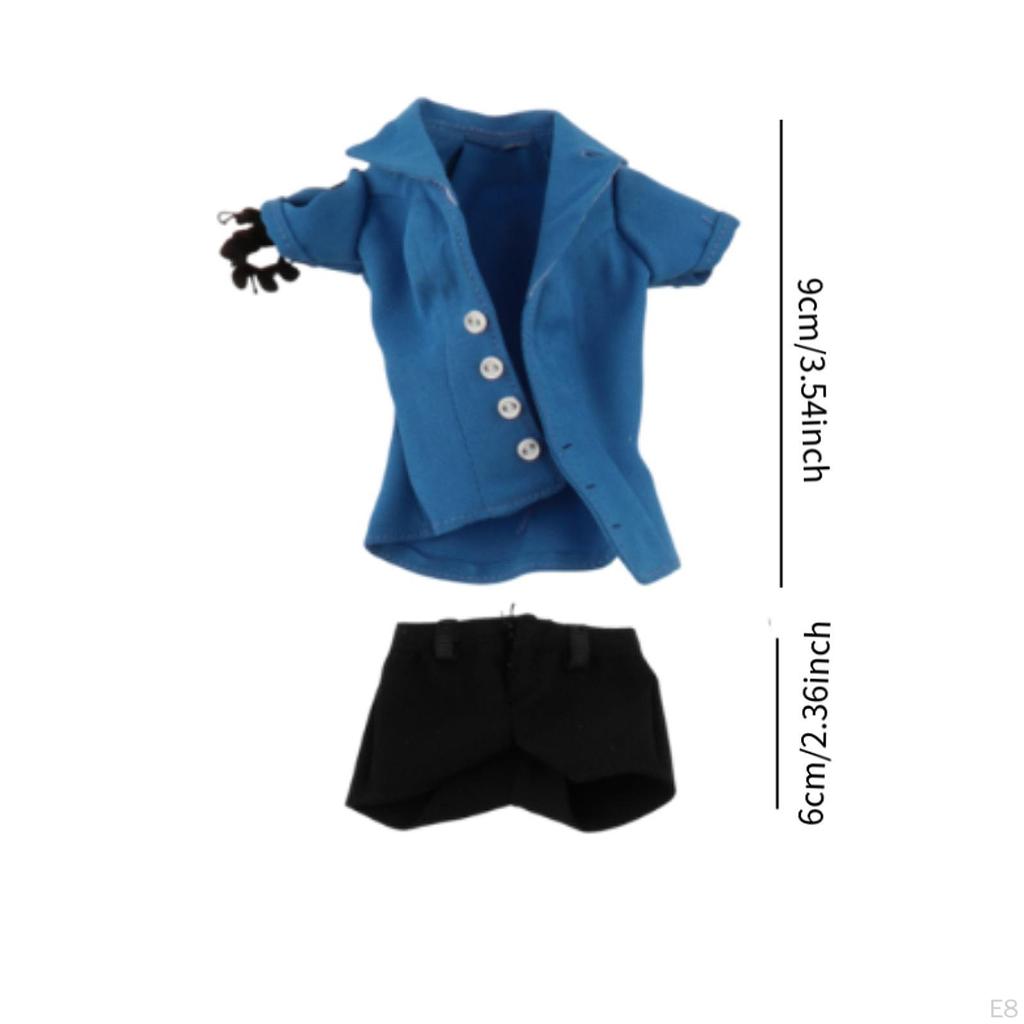 1/6 Scale Female Police Uniform Cosplay Clothes Model for 12" Action Figures