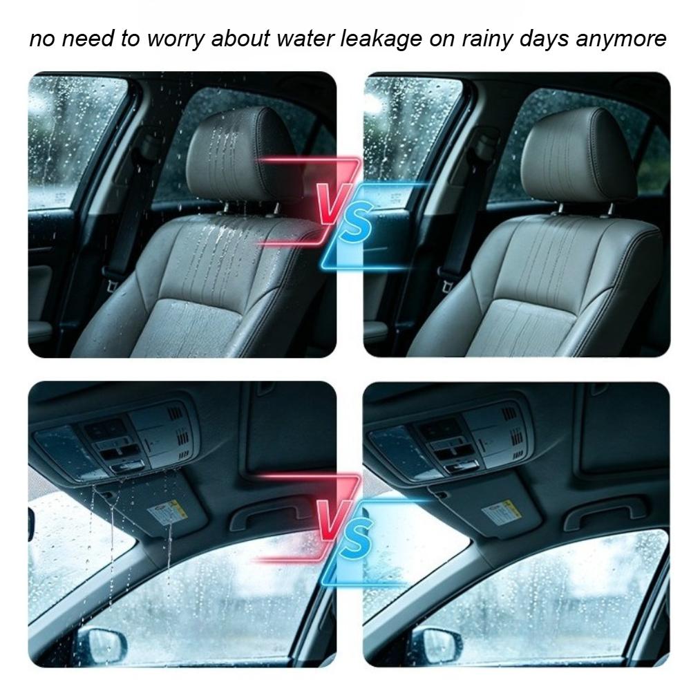 Black Automotive Sealant Windshield Door Seal Glue Efficient Window Sealant Adhesive Waterproof Repair Sealer Silicone Rubber