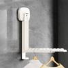 2 Pieces No-drill Installation Suction Cup Clothes Hanger Wall Mounted Laundry Rack  Bedroom