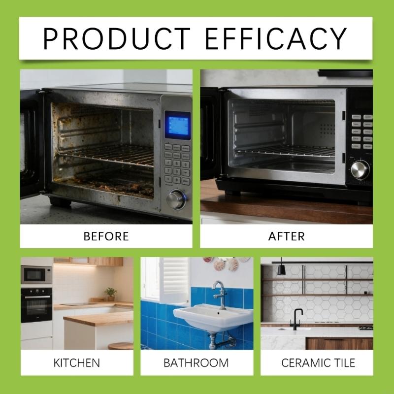 Professional Kitchen Stain Cleaner Efficiently Clean Grease Dissolve Grease Kitchen Oil Removers Agent Oil Cleaner