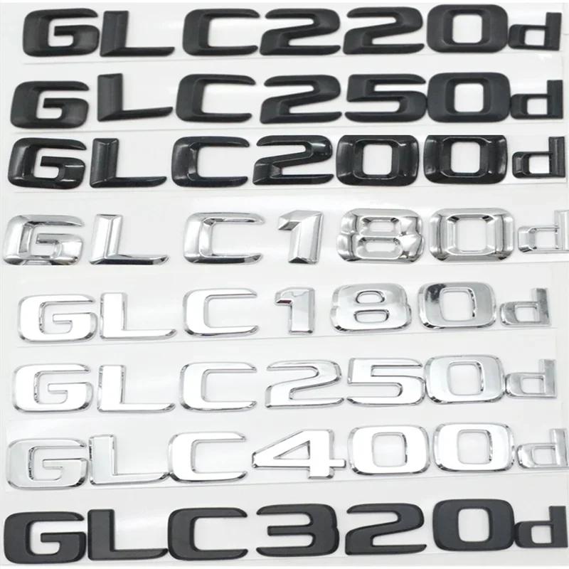 2014-2023 For Mercedes-Benz C253 GLC180d GLC200d GLC220d GLC350d GLC500d GLC320d Badge Emblem Script Decal Sticker Accessories PK1