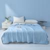 Solid Color Summer Ice Silk Quilted Quilt Thin Breathable Cooling Blanket Throw Blanket  Dormitory