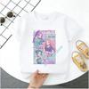 2026 Popular Movie Girl T-Shirt Children's Clothing KPop Demon Slayer Fan Gift