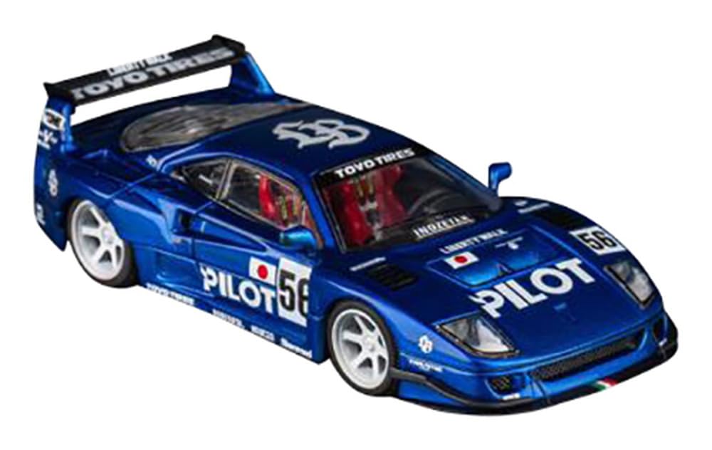 

Top Art LBWK F40 Chrome пилотный синий готовый продукт 1/64