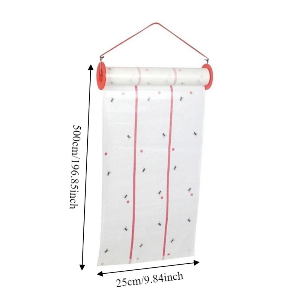 Hanging Fly Sticky Roller Waterproof Fly Roller Practical Fruit Fly Trap Garden